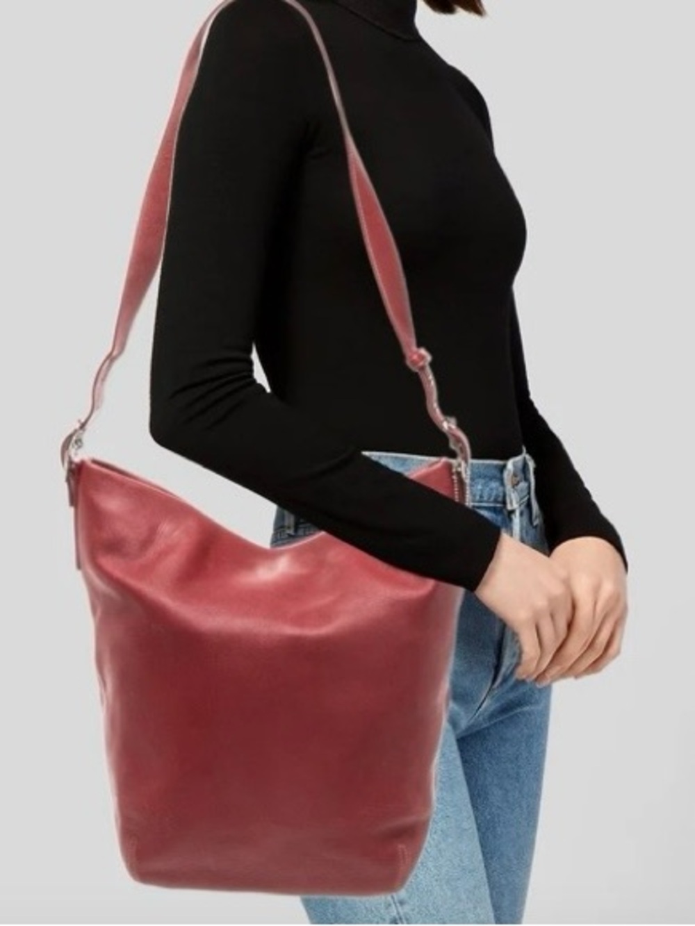 Coach vintage red leather bag